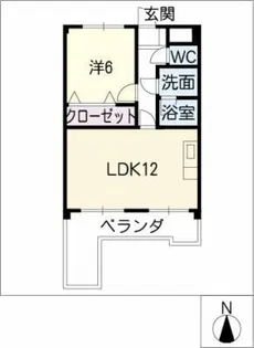メルベーユ【5階】の間取り