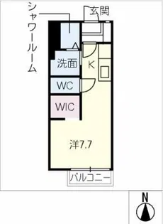 ドミート大金【1階】の間取り