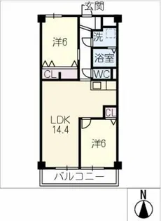 アネックス【3階】の間取り