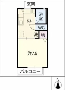 コート・エスポワール【2階】の間取り