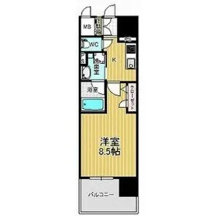 セレニティー大須【5階】の間取り