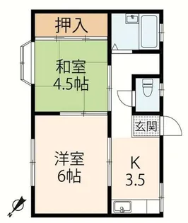 カーサ雅【1階】の間取り