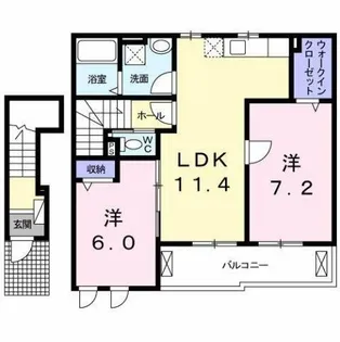 リヴィエール【2階】の間取り