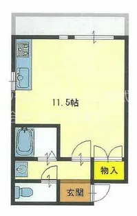 マスターズエル松ノ浜【3階】の間取り