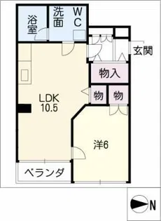 Y.HOUSE【1階】の間取り