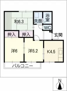 アトリュームSATO B棟【1階】の間取り