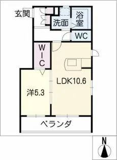 ヘーベルメゾンリアン【2階】の間取り