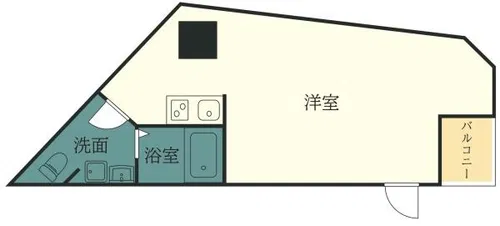 ラークスパ岡町【4階】の間取り