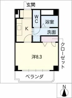 ドミールS【3階】の間取り