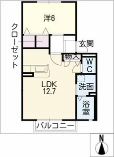 リヴィエール【1階】の間取り