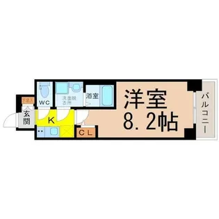 S-RESIDENCE熱田【10階】の間取り