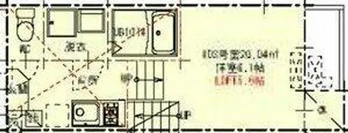 ハーモニーテラス荒中町Ⅱ【2階】の間取り