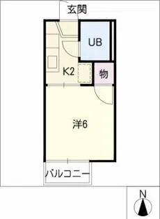 パークヒル東豊B棟【1階】の間取り