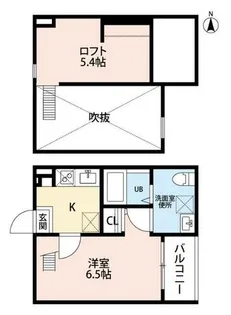 partenza志賀本通(パルテンツァ志賀本通)【2階】の間取り