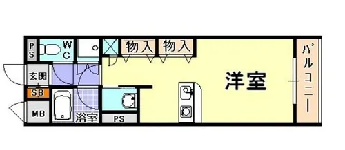 芦屋大桝町アネックス【4階】の間取り