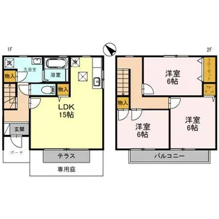 エステリーオ A棟【1階】の間取り