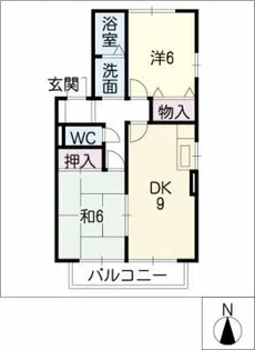 キジーアベニューⅢ【1階】の間取り