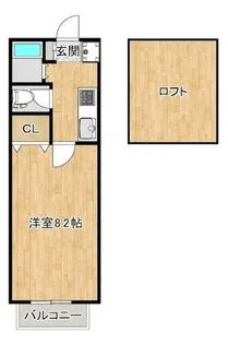 ロランジュⅡ【106号室】の間取り