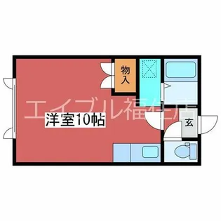 松屋第2ビル【308号室】の間取り