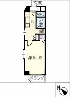 ロフティ39奈良屋【7階】の間取り