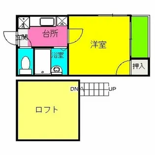 エフ フラット室見【1階】の間取り