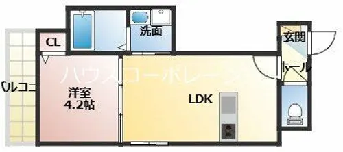 F asecia brucite【1階】の間取り