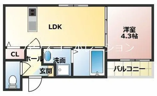 F asecia brucite【2階】の間取り