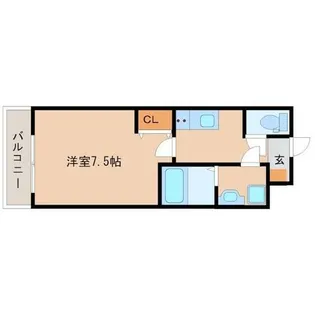 リアコート武庫之荘【1階】の間取り