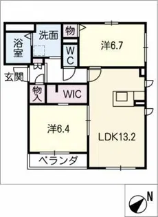 ジュエル・メゾン【3階】の間取り