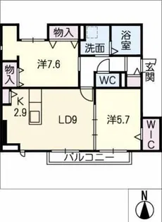 BIANERO【2階】の間取り
