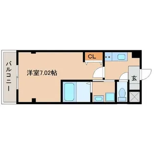 Villa武庫之荘【4階】の間取り