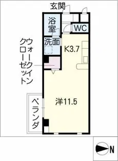 プランドールADACHI【2階】の間取り
