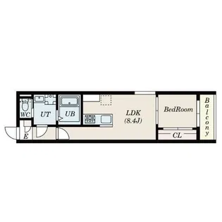 Delica本笠寺【2階】の間取り