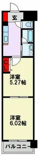 ラフィーネ到津学園通り【310号室】の間取り