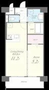 ピュアコットン矢部与【2階】の間取り