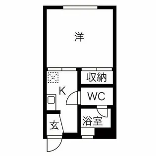 久栄コーポA【2階】の間取り