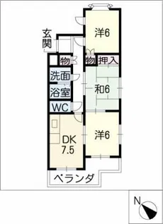 コーポすがある【2階】の間取り