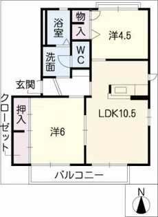 グランデュール・M C棟【1階】の間取り