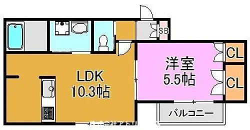 FERIO【2階】の間取り