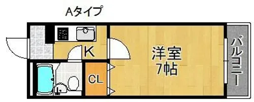 コーポリーブル16【2階】の間取り