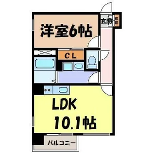 パラシオ【2階】の間取り