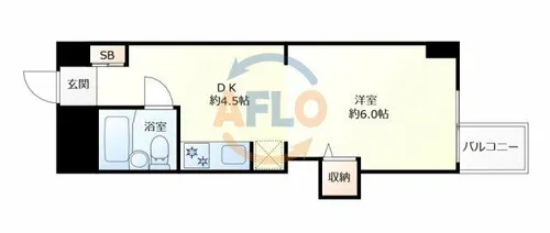 HM新町1st【2階】の間取り