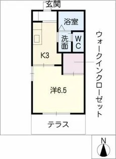 ヴァンベール【1階】の間取り