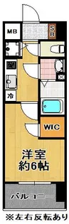 エステージ難波WEST【10階】の間取り