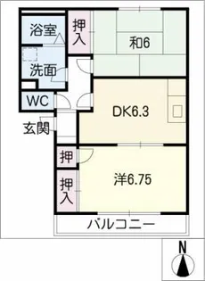 AVANTAGE 1994【2階】の間取り