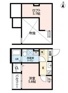 インフィニティーエル【2階】の間取り