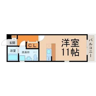 NEST黒川【3階】の間取り