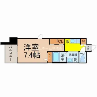 パルティール上社【10階】の間取り