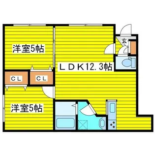 Regalo22ⅡA【1階】の間取り