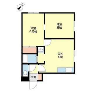 ビッグバーンズマンション伏古Ⅰ【301号室】の間取り